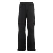 Katoenen broek met verstelbare enkels Givenchy , Black , Heren