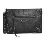 Clutches Balenciaga , Black , Heren