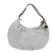 Pre-owned Leather celine-bags Celine Vintage , White , Dames