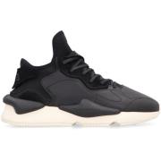 Lage Sneakers met Suède Inzetstukken Y-3 , Black , Heren