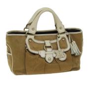 Pre-owned Canvas handbags Celine Vintage , Beige , Dames