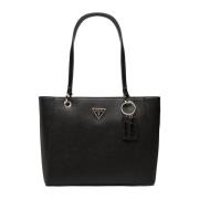 Zwarte Tote Shopper Tas Guess , Black , Dames