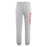 Katoenen Track-Pants met Zakken en Elastische Manchetten Sporty & Rich...