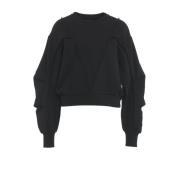 Zwarte Sweatshirt Aw24 Dameskleding Thom Krom , Black , Dames