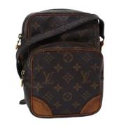 Pre-owned Canvas louis-vuitton-bags Louis Vuitton Vintage , Brown , Da...