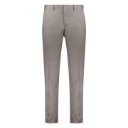 Getailleerde wollen broek Brioni , Gray , Heren