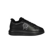 Contrasterende lage sneakers Karl Lagerfeld , Black , Heren