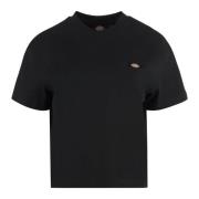 Katoenen Crew-Neck T-Shirt Dickies , Black , Dames