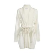 Luxe Cashmere Cardigan met Tailleband Emilio Pucci , White , Dames