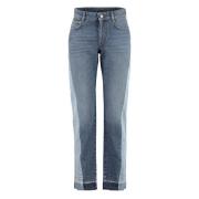 Versleten straight-leg jeans Stella McCartney , Blue , Dames