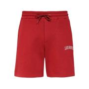 Katoenen Bermuda Shorts met Trekkoord Tailleband Les Deux , Red , Here...