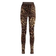 Luipaardprint Leggings Dolce & Gabbana , Multicolor , Dames