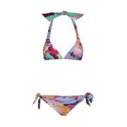 Bloemenprint driehoek bikini Dolce & Gabbana , Multicolor , Dames