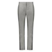 Zijden blend broek met zakken Alexander McQueen , Gray , Dames