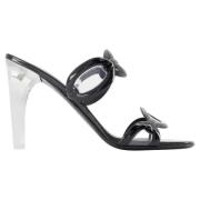 Fabric sandals Valentino , Black , Dames