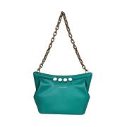 Stijlvolle Leren Crossbody Tas Alexander McQueen , Green , Dames