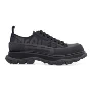 Matte Rubber Neus Sneakers Alexander McQueen , Black , Heren