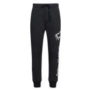 Katoenen Track-Pants met Logo Detail Paul & Shark , Blue , Heren