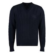 Cashmere Kabeltrui Etro , Blue , Heren