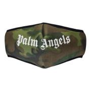 Camouflage Logo Masker met Klittenbandsluiting Palm Angels , Green , H...