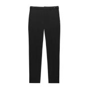 Zwarte Broek voor Mannen Aw24 Msgm , Black , Heren