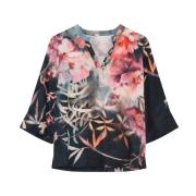 Neomi Shirt Korte Mouw Top Gustav , Multicolor , Dames