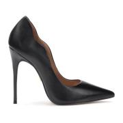 Zwarte golvende hoge hakken pumps Kazar , Black , Dames