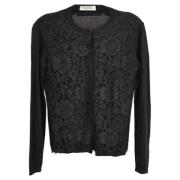 Pre-owned Cashmere outerwear Valentino Vintage , Black , Dames