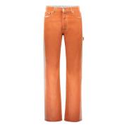 Jeans met gradiënt effect en logo Heron Preston , Orange , Heren