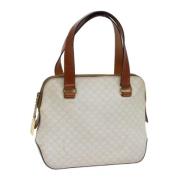 Pre-owned Leather handbags Celine Vintage , White , Dames