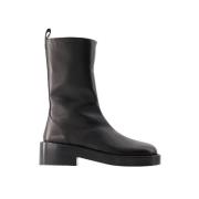 Leather boots Courrèges , Black , Dames