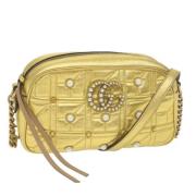 Pre-owned Leather gucci-bags Gucci Vintage , Yellow , Dames