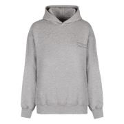 Katoenen hoodie met geribde boorden Philosophy di Lorenzo Serafini , G...