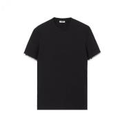 T-Shirts Msgm , Black , Heren