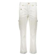 Cargo Broek met Veel Zakken Celine , White , Dames