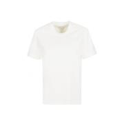 Casual Katoenen T-shirt Bottega Veneta , White , Dames