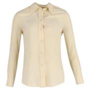 Pre-owned Cotton tops Gucci Vintage , Beige , Dames