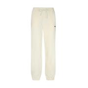 Katoenen Logo Sweatpants Msgm , Beige , Dames