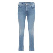 Dazzer Enkel Rechte Pijp Jeans Mother , Blue , Dames