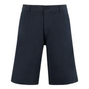 Katoenen Bermuda Shorts Aspesi , Blue , Heren