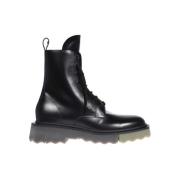 Leren veterschoenen Off White , Black , Heren