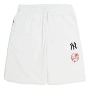 New York Yankees Mlb Team Logo Shorts Champion , White , Heren