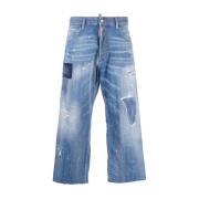 Klassieke Denim 5-Pocket Jeans Dsquared2 , Blue , Dames