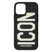 iPhone 12 PRO Logo Detail Hoesje Dsquared2 , Black , Heren