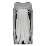 Cape-stijl Jurk Burberry , Gray , Dames