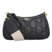 Leather crossbody-bags Gucci , Black , Dames