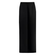 Wikkelrok van Wol met Achtersplit Givenchy , Black , Dames