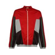 Web Detail Techno Fabric Jacket Gucci , Multicolor , Heren