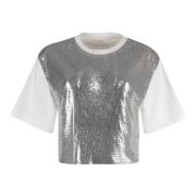 T-Shirts Paco Rabanne , White , Dames