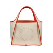 Logo detail draagtas Stella McCartney , Beige , Dames